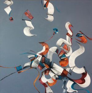 Monique Fillion - Birth abstract painting