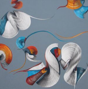 Monique Fillion - Interaction abstract painting