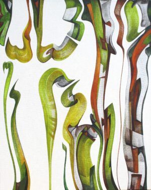 Monique Fillion - Undergrowth abstract painting