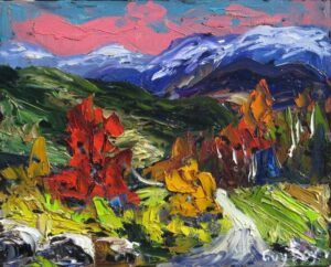 Guy Roy - Couleurs abstract landscape painting trees