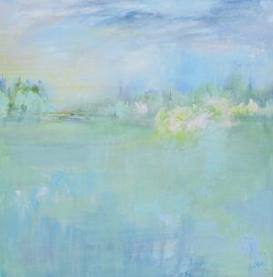 Hugh Rice - Cool Breeze II abstract landscape painting