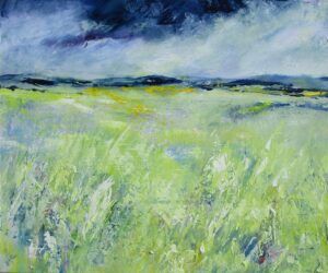 Hugh Rice - Near You Now abstract landscape painting