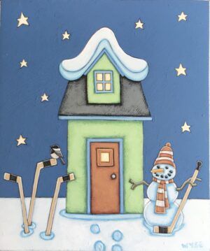 Peter Wyse - The Magic Hour winter painting