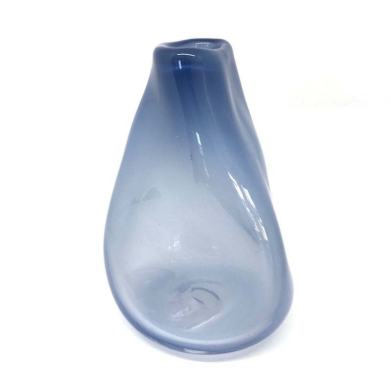 Blue Wobbly Vase