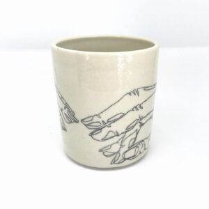 MacDougall Studios Tumbler Porcelain Ceramic Pottery