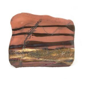 Tara Tuchscherer Ceramic Plate Handbuilt Pottery