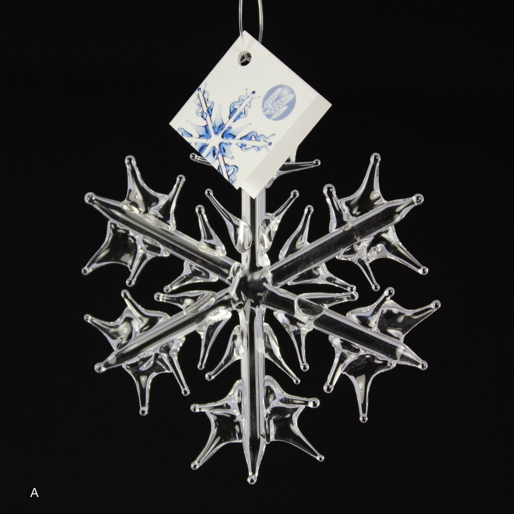 Clear Snowflake Ornament