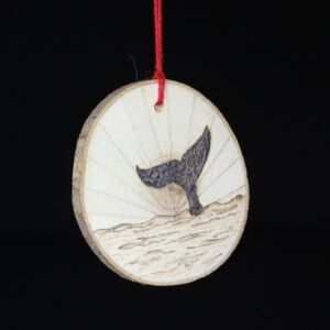 Whale Tail Ornament by Oh Wanderer