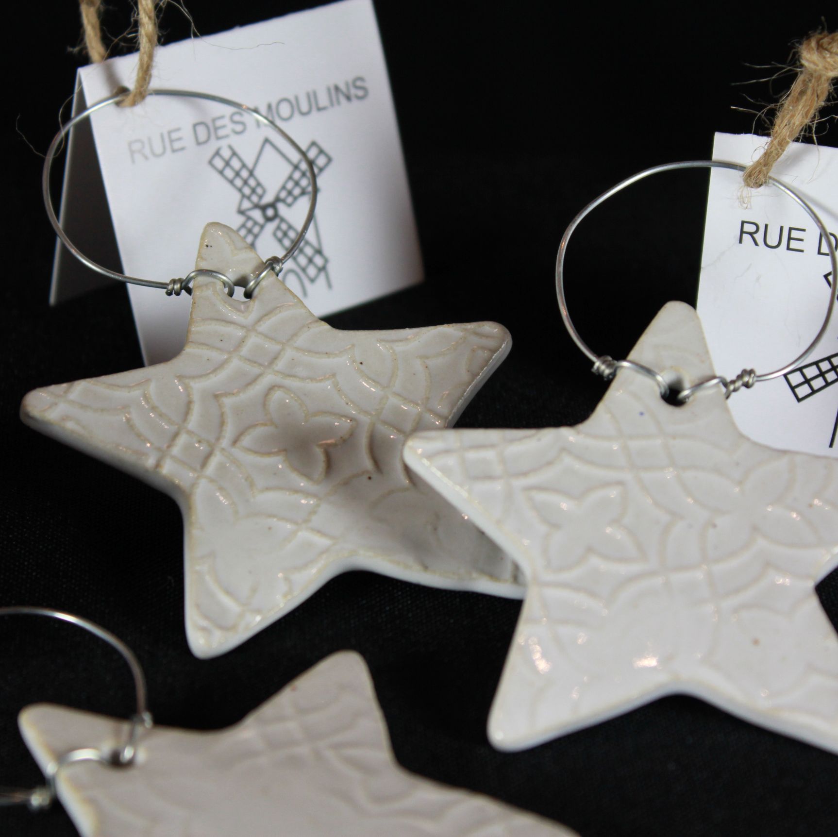 Ceramic Star Ornaments
