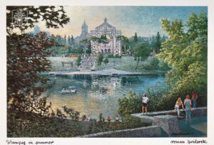 Winnipeg In Summer Art Card by Roman Swiderek