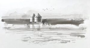 The Power of Water (Granaries Moved by Flood, Red River Flood 1997)