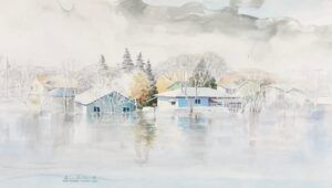 Breached Dikes (Red River Flood 1997)