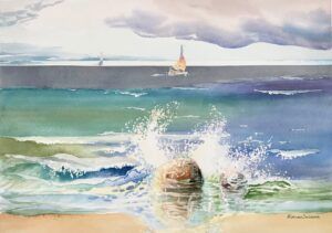 Summer Sailing (Hecla Island, Lake Winnipeg Shore)