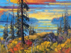 July Light Great Slave Lake by Rod Charlesworth