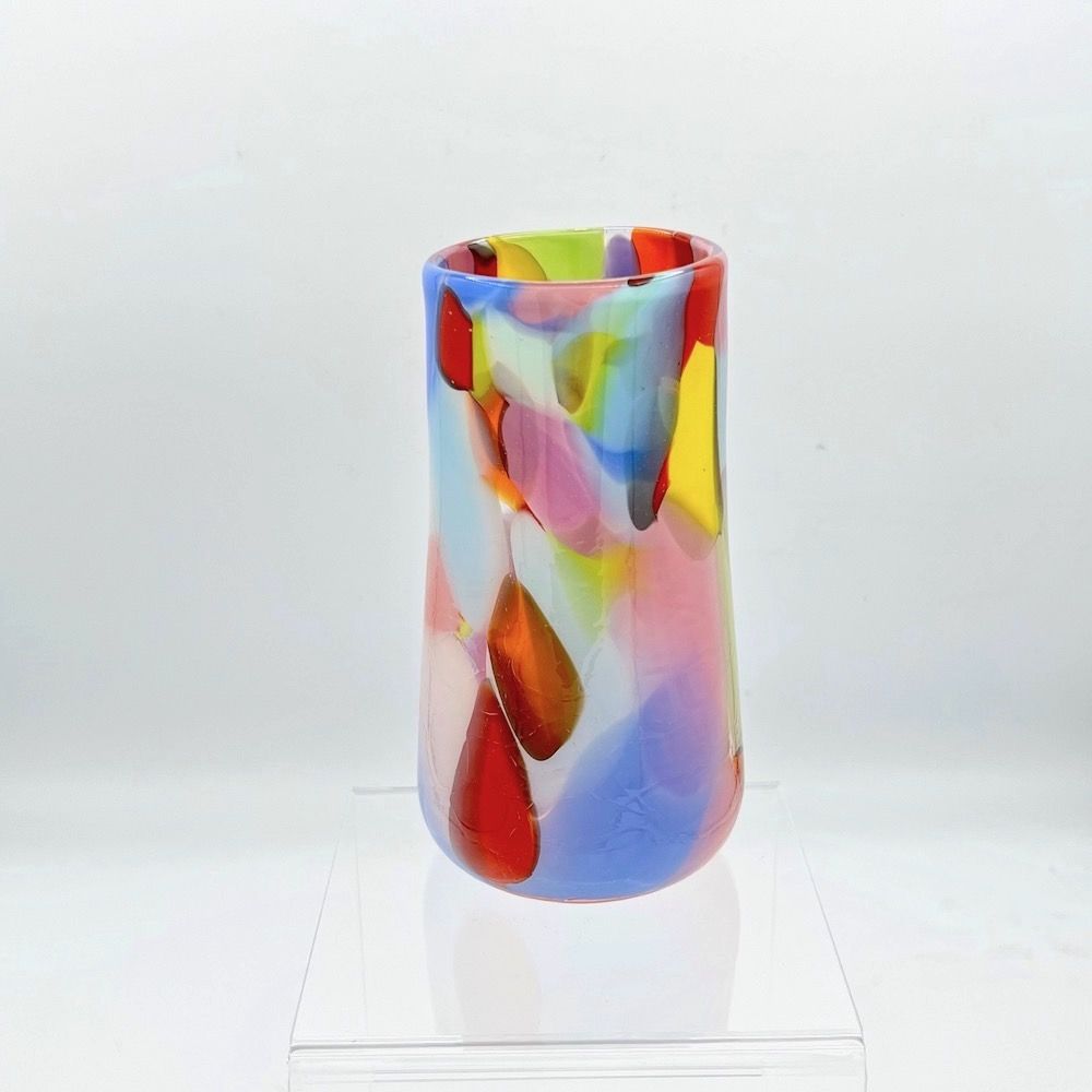 Rainbow Crackle Vase 2 – Woodlands Gallery
