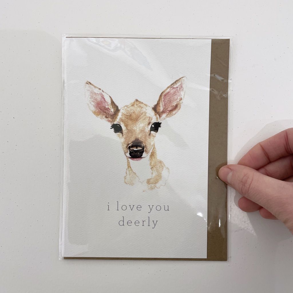 Deer Love & Friendship Card