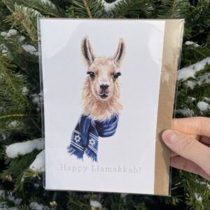 Llama Holiday Card