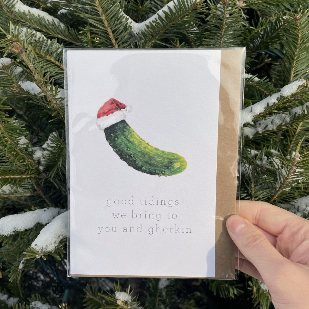 Pickle Holiday Card