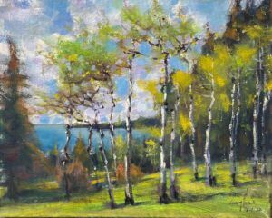 From Clear Lake Golf Course in Spring