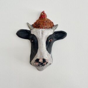 WallWorks: Cow and Chicken by Elaine Brewer-White