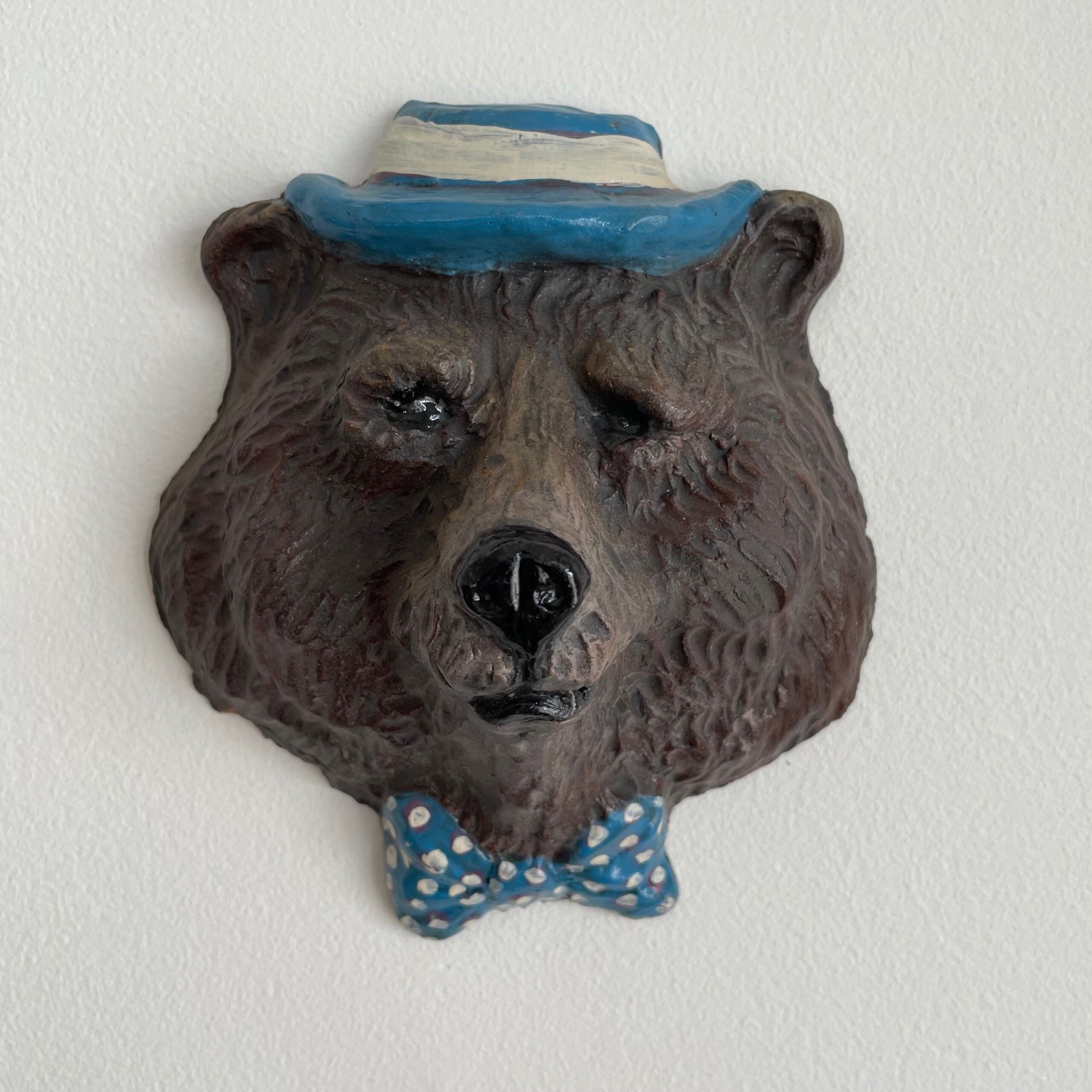 WallWorks: Bear in Blue Hat