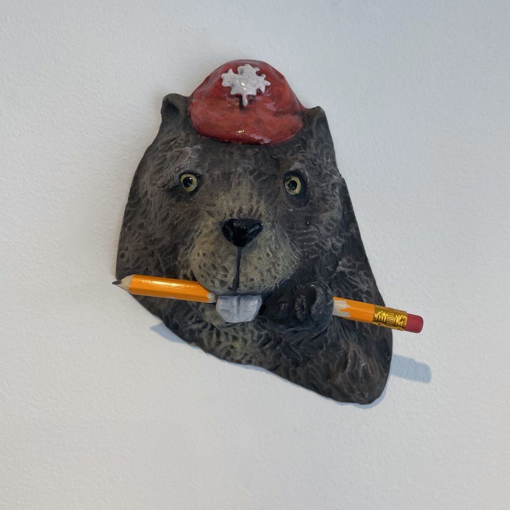 WallWorks: Beaver with Pencil