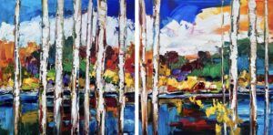 the colour of Monday (diptych)