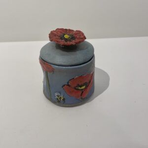 Poppy Stash Pot by Elaine Brewer-White