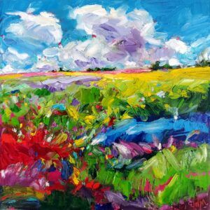 Study: Bright Blooms and Breezy Dreams