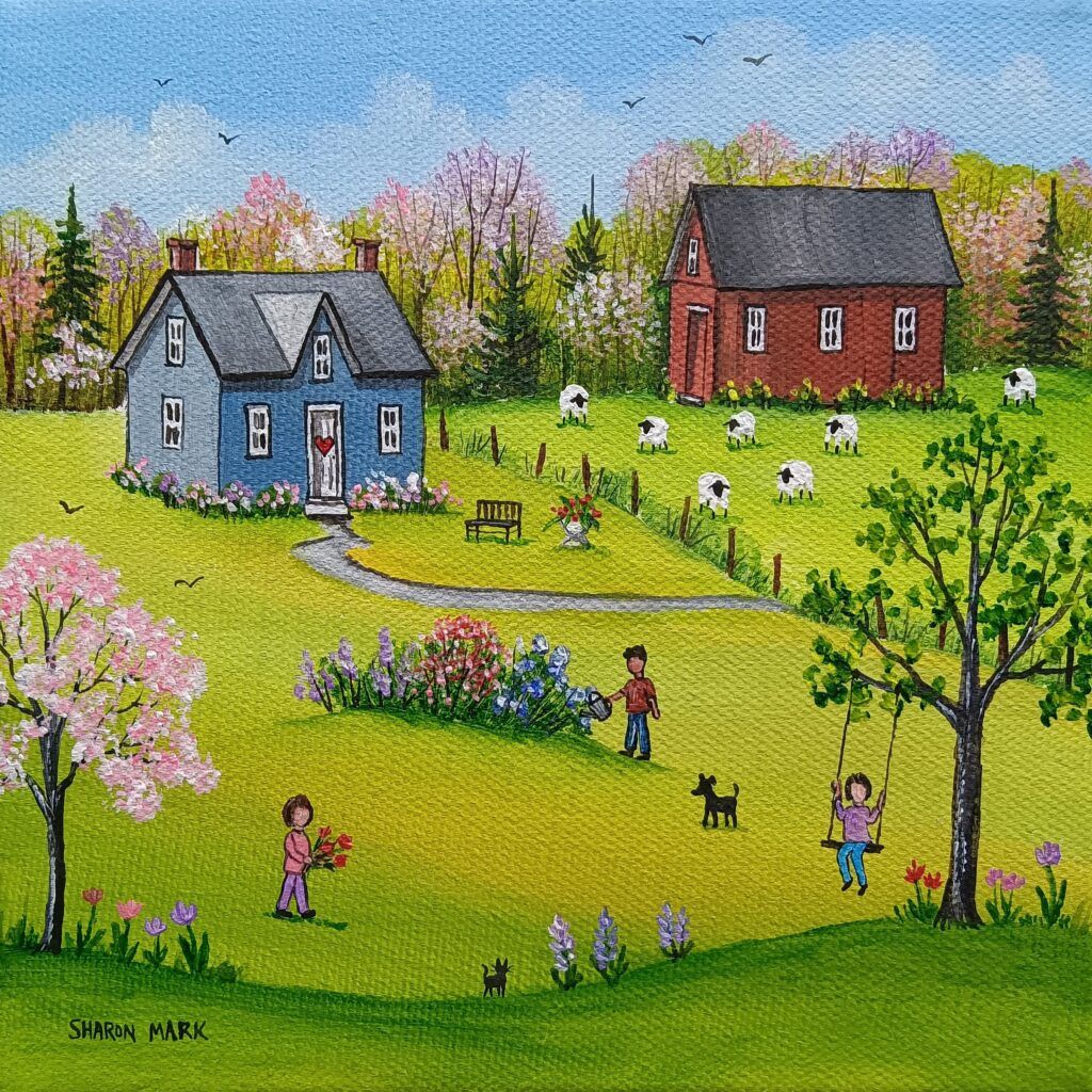Country Home in Spring
