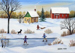 Skating at the Creek