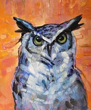 Blue Owl by Connie Geerts