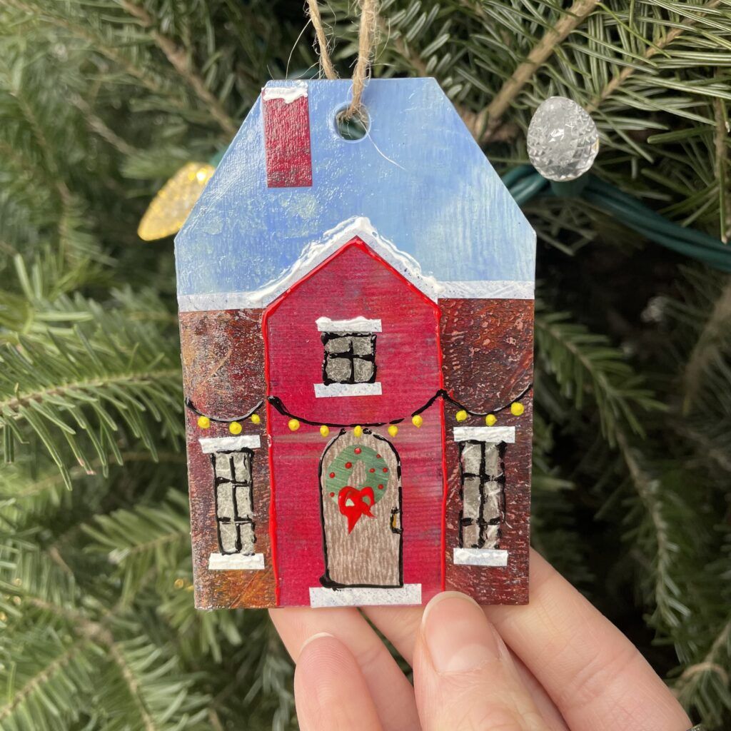 Red House Ornament