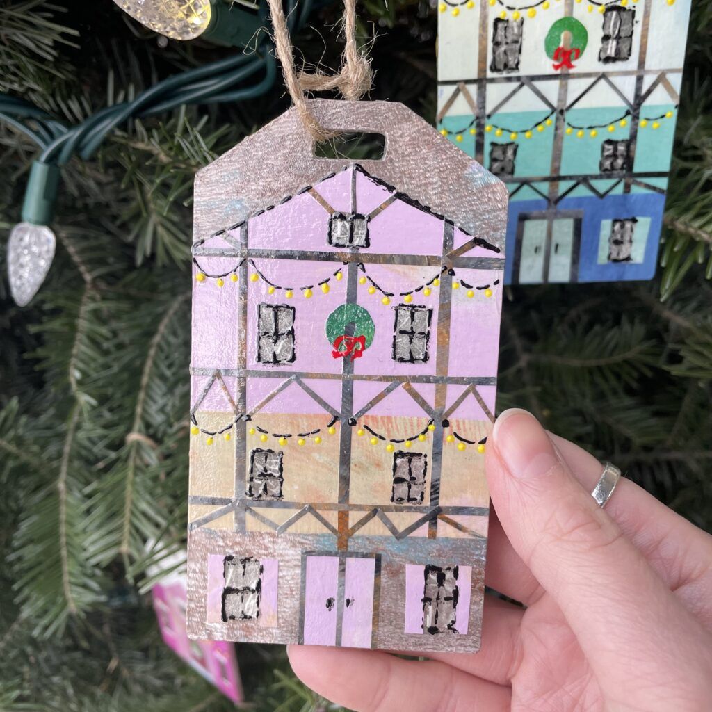 Pink Apartment Ornament