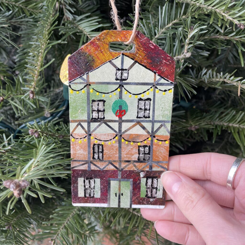 Green Apartment Ornament