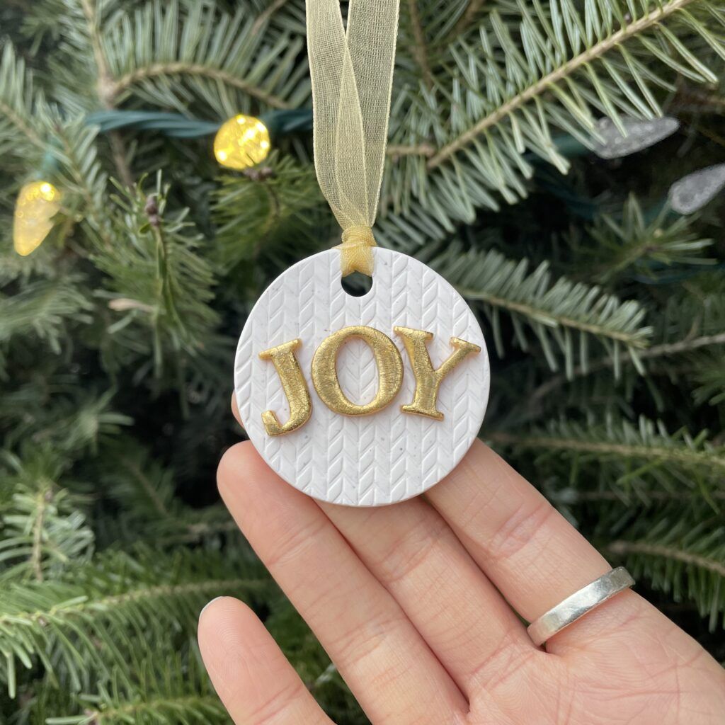 Gold Joy Ornament