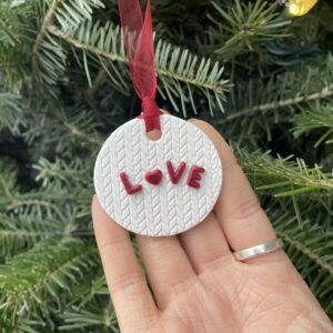 Love Ornament by Monday Clay