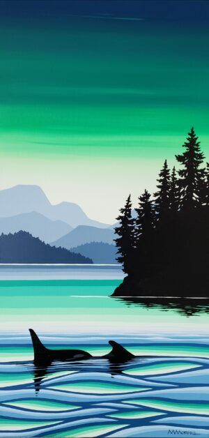 Emerald Sky XXXIII by Monica Morrill