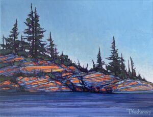 Where Rock Meets Water, Shoal Lake by Tracey Kucheravy